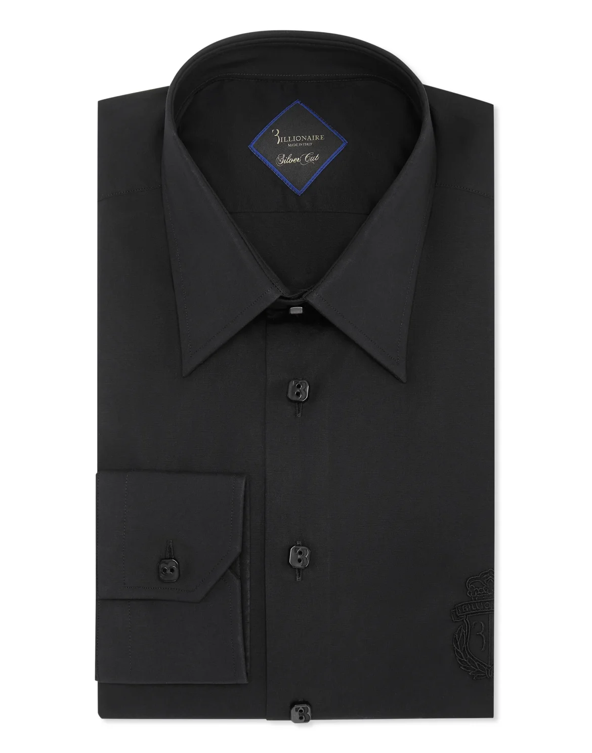 Shirt Silver Cut LS, цвет: Черный