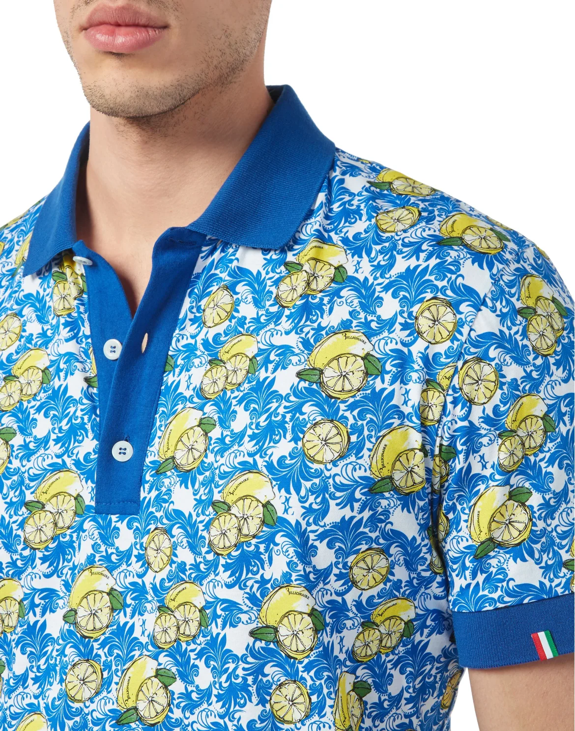 Classic Polo Shirt SS Lemons, цвет: Белый