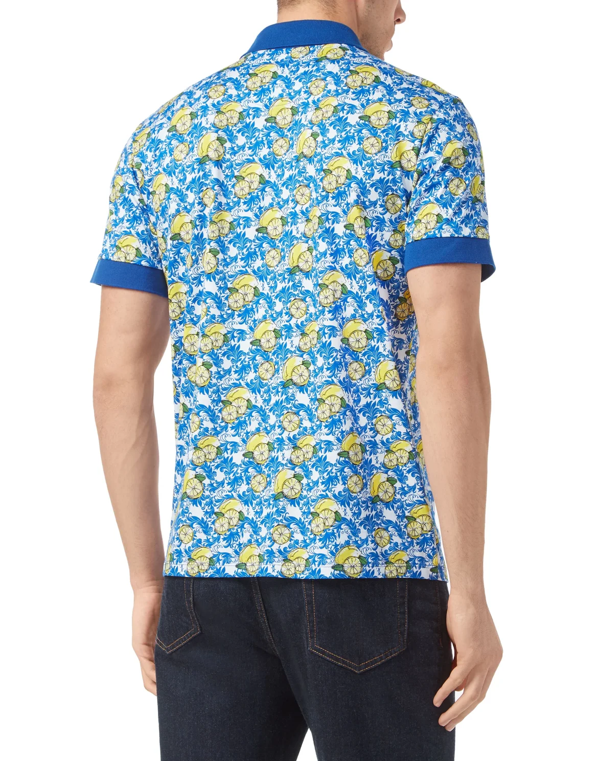 Classic Polo Shirt SS Lemons, цвет: Белый