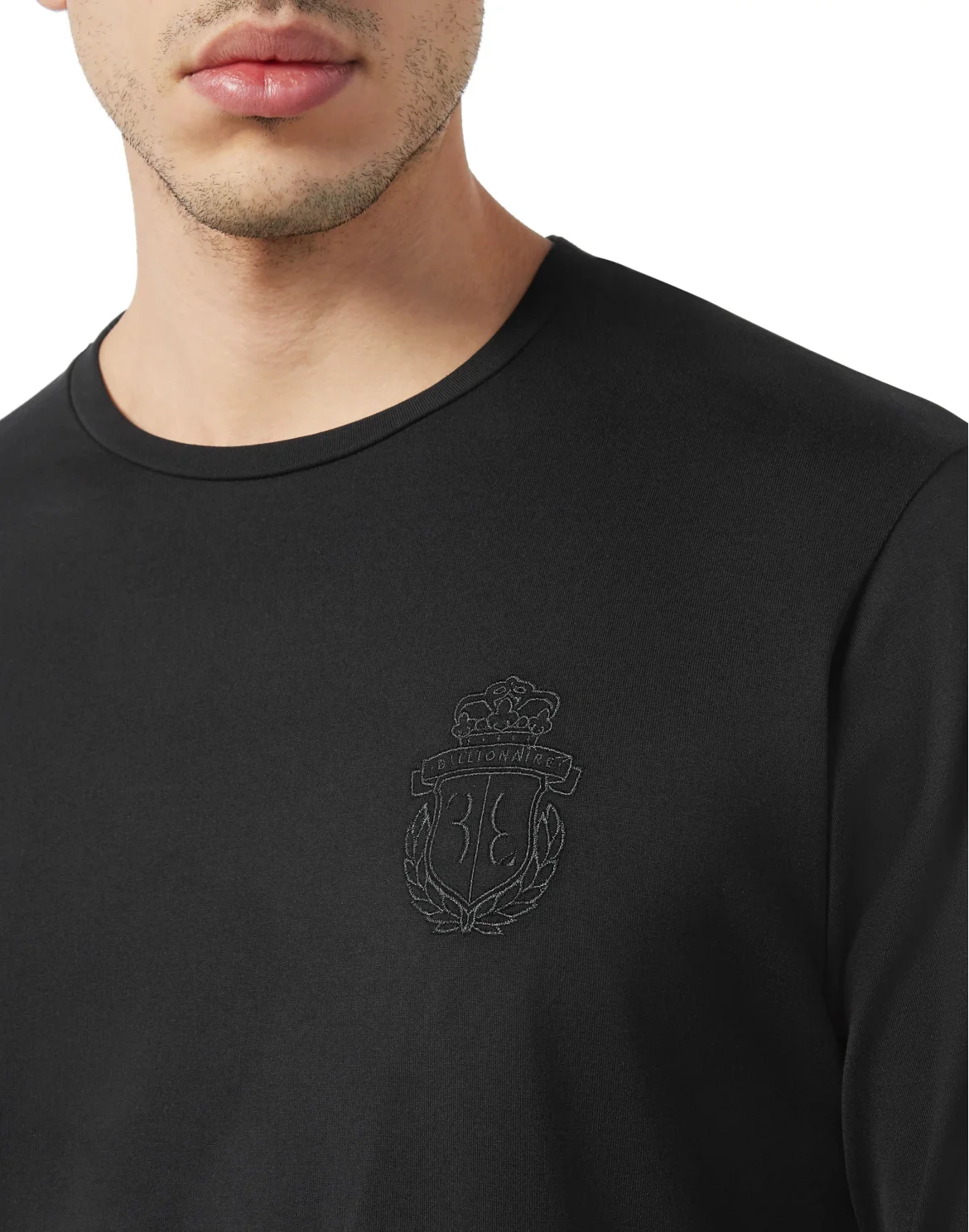 Maco T-shirt Round Neck LS, цвет: Черный