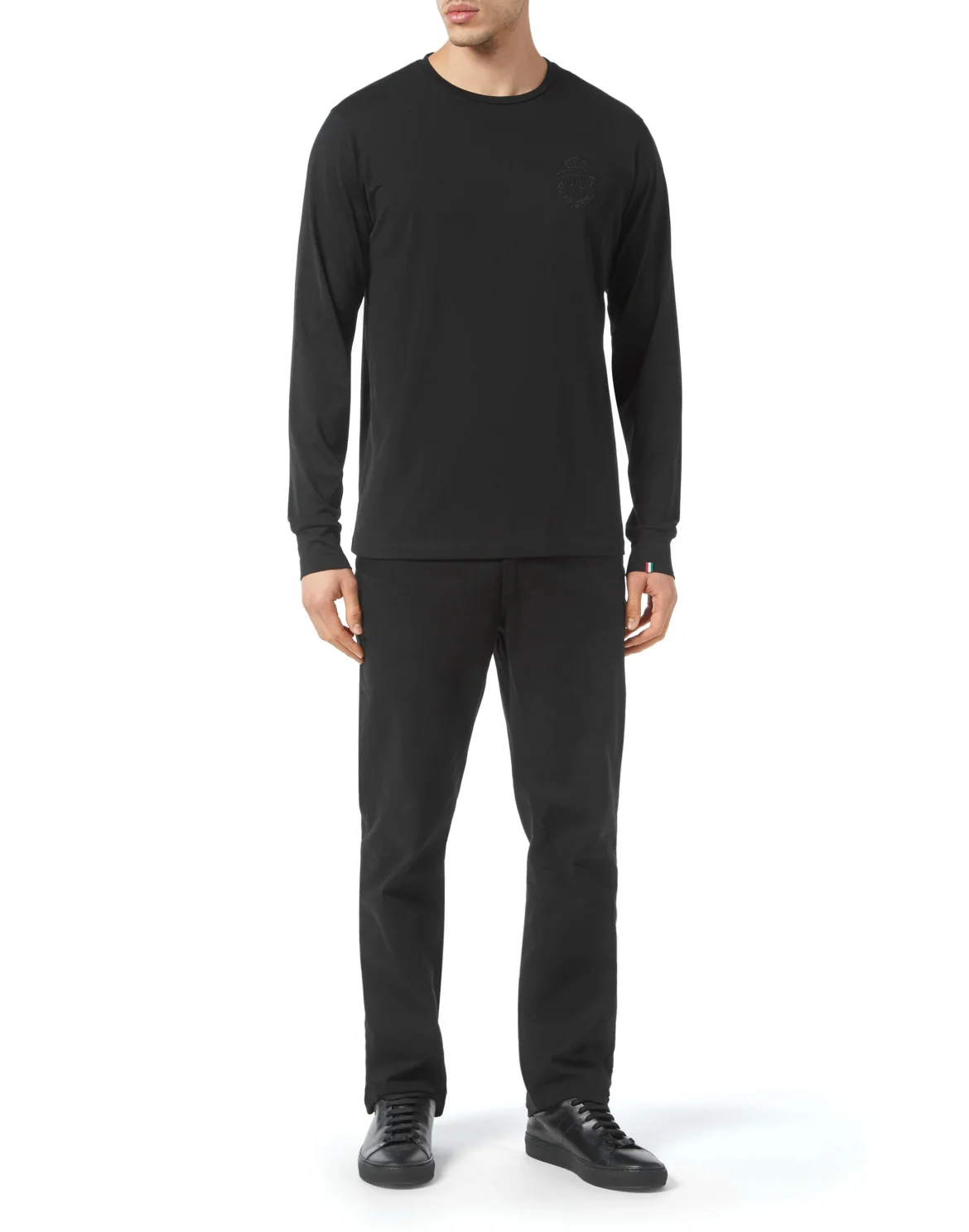 Maco T-shirt Round Neck LS, цвет: Черный