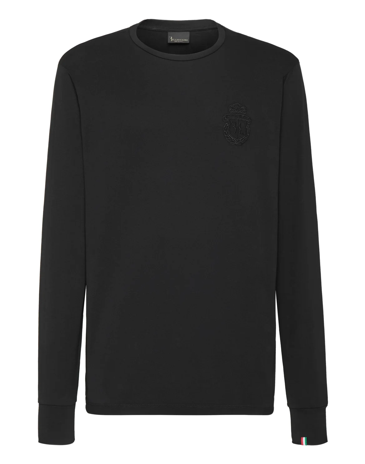 Maco T-shirt Round Neck LS, цвет: Черный