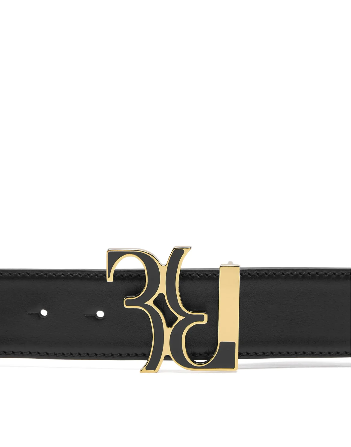 Calf Leather Belt, цвет: Черный