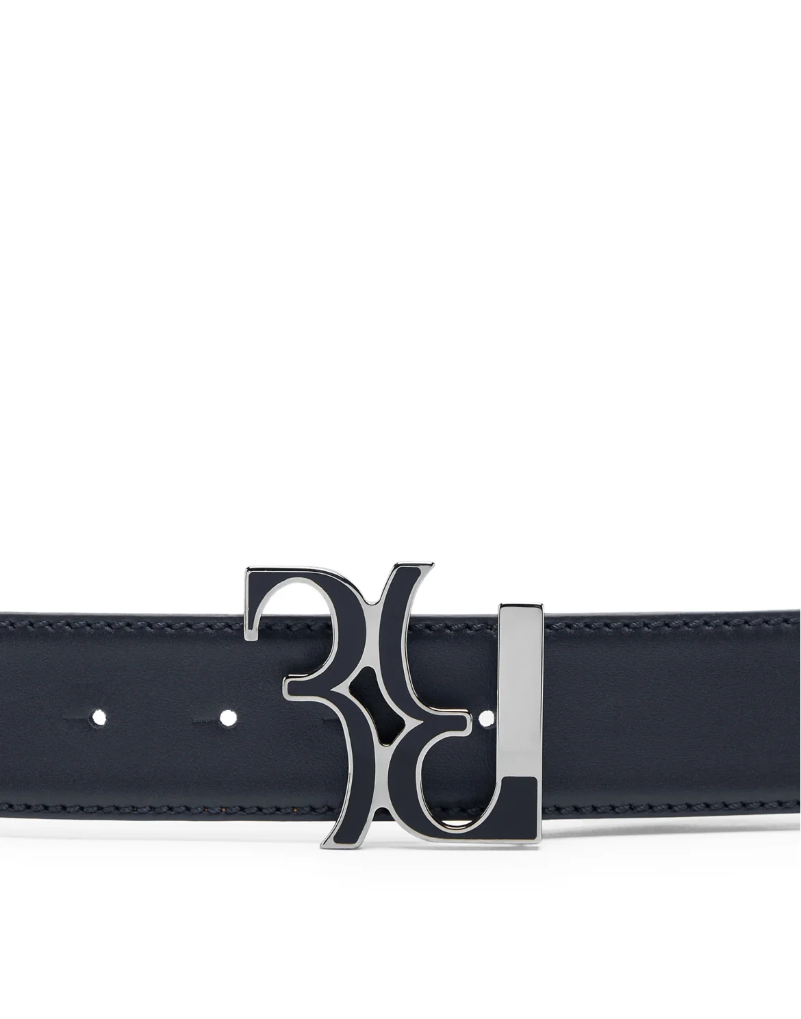 Calf Leather Belt, цвет: Синий