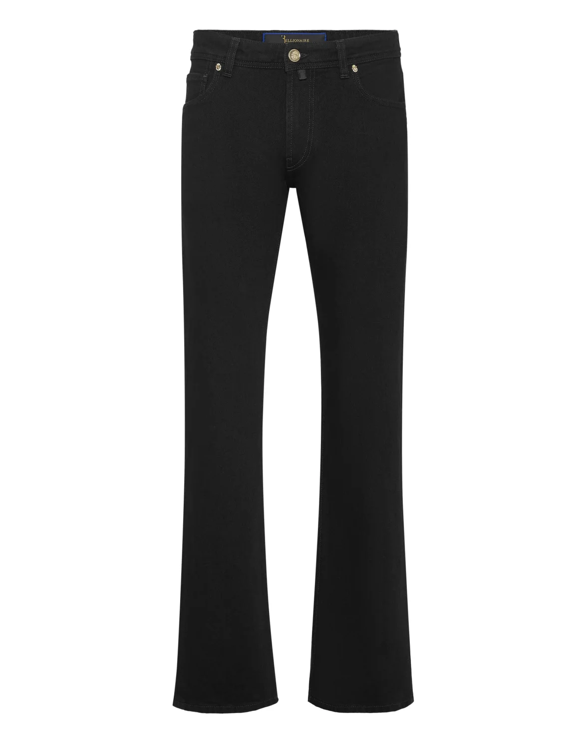 Denim Trousers Regular fit, цвет: Черный