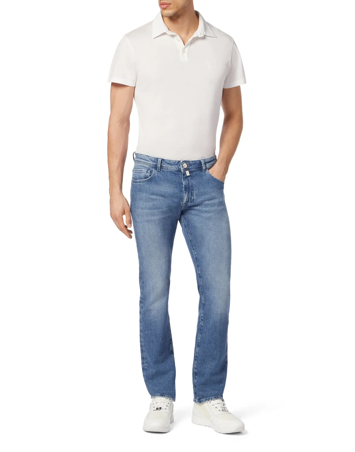 Denim Trousers Super Straight Cut, цвет: Синий