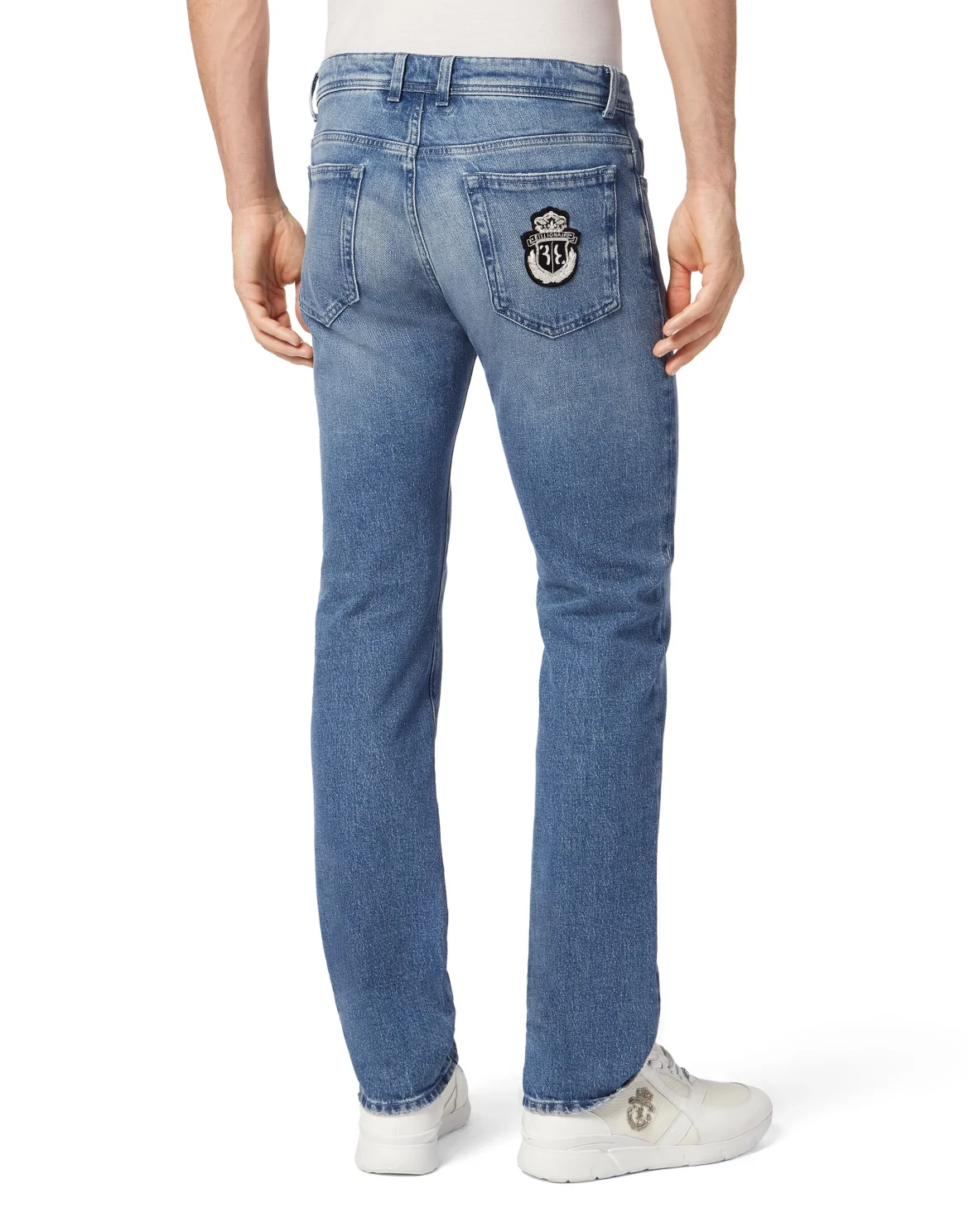 Denim Trousers Super Straight Cut, цвет: Синий