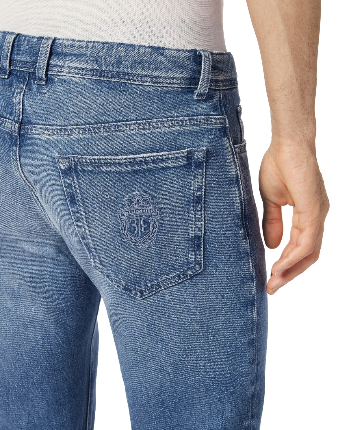 Denim Trousers Regular fit, цвет: Синий