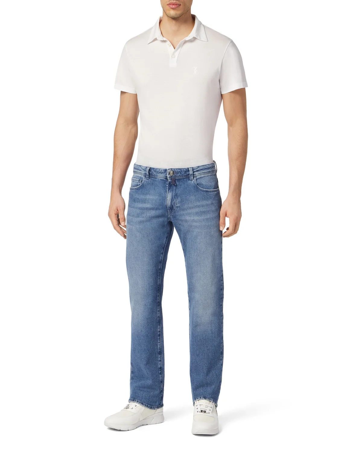 Denim Trousers Regular fit, цвет: Синий