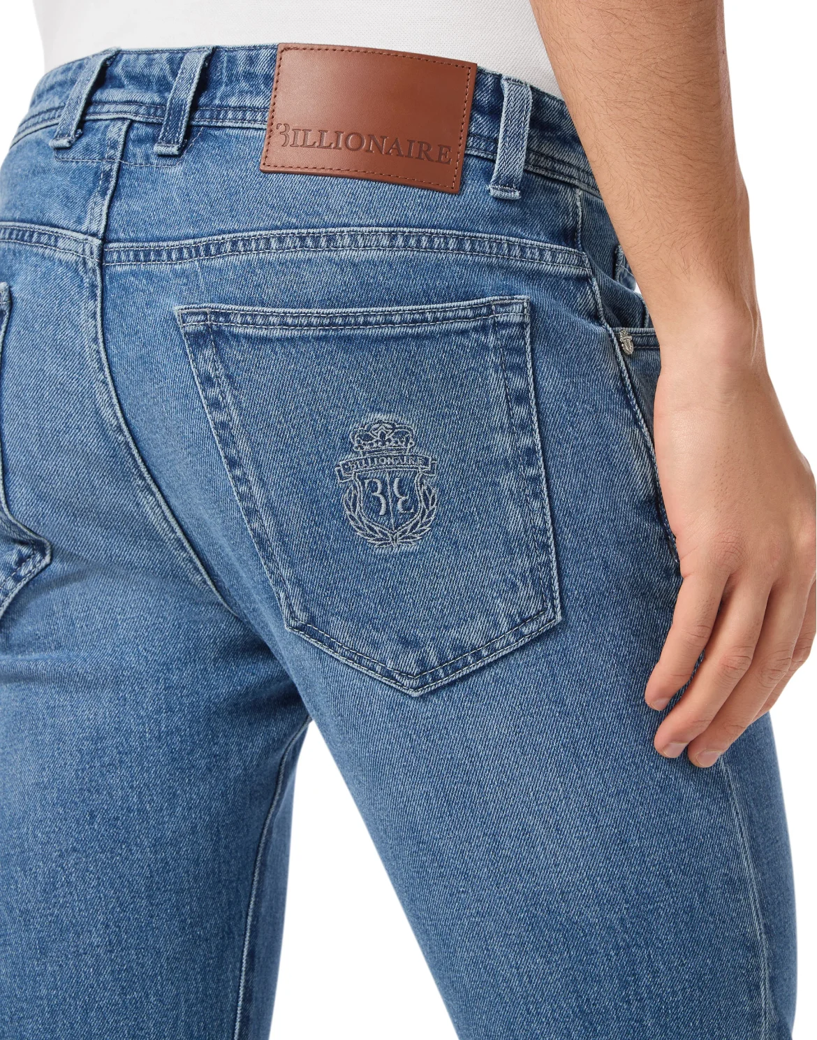 Denim Trousers Super Straight Cut, цвет: Синий