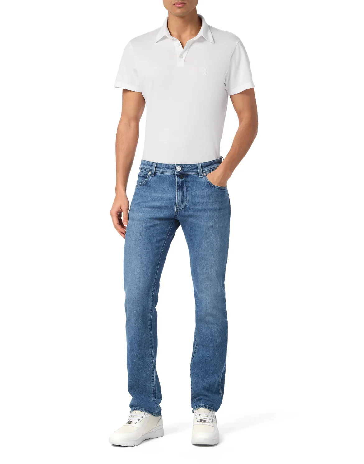 Denim Trousers Super Straight Cut, цвет: Синий