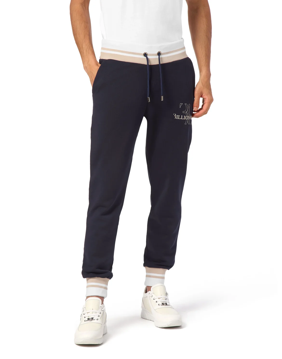 Fleece and Mix Silk Jogging Tracksuit: Top/Trousers, цвет: Синий