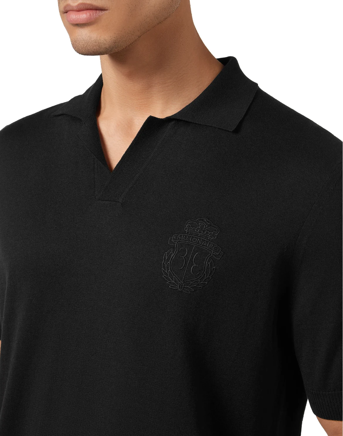 Wool&Silk Polo, цвет: Черный