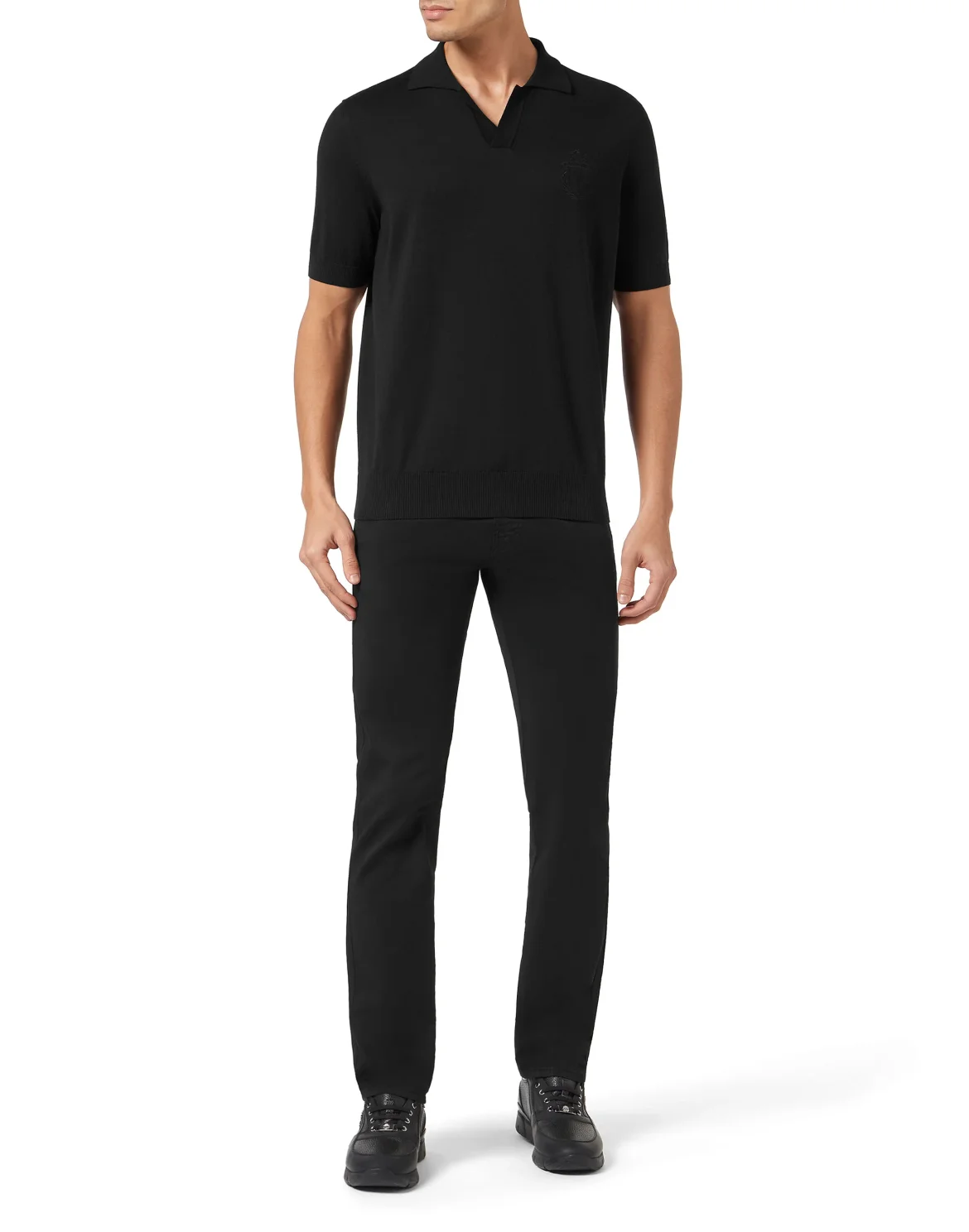 Wool&Silk Polo, цвет: Черный