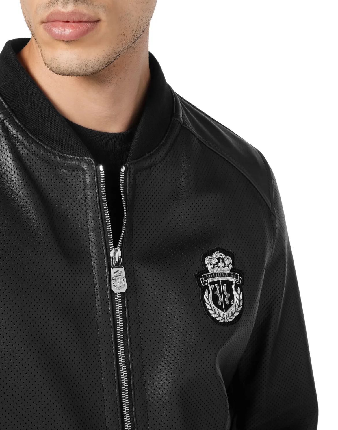 Leather Jacket, цвет: Черный