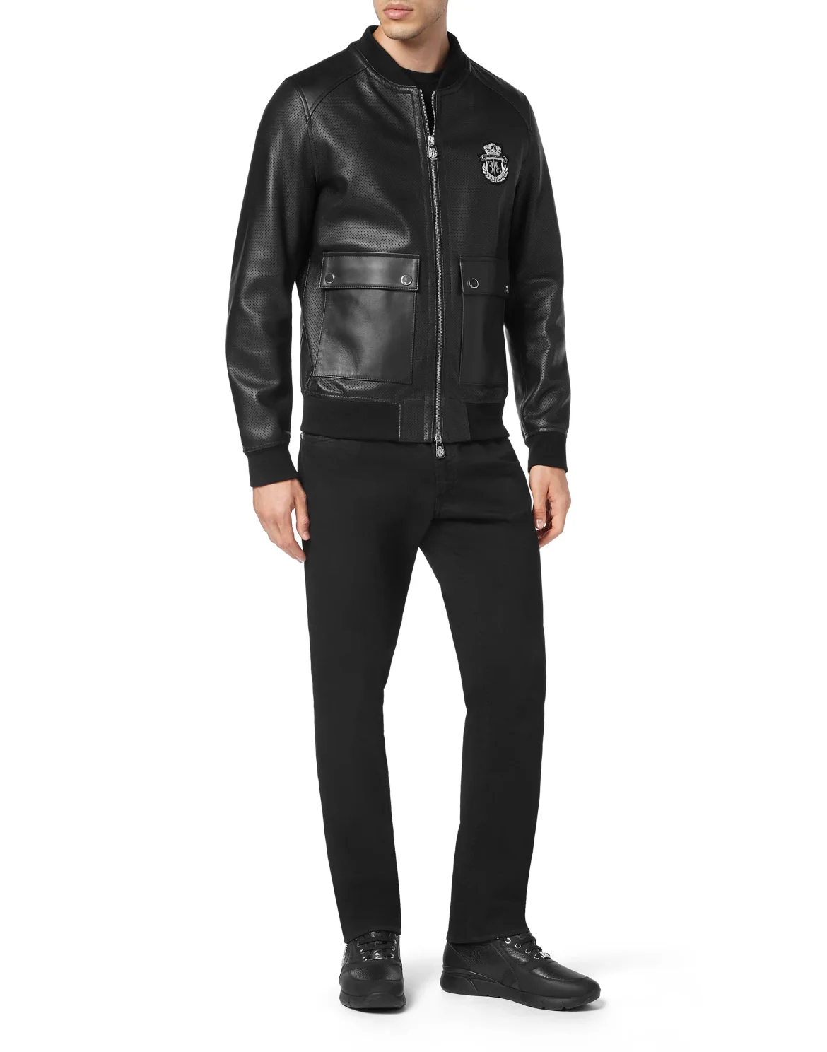 Leather Jacket, цвет: Черный