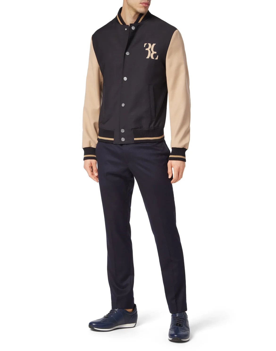 Wool Bomber Jacket, цвет: Синий