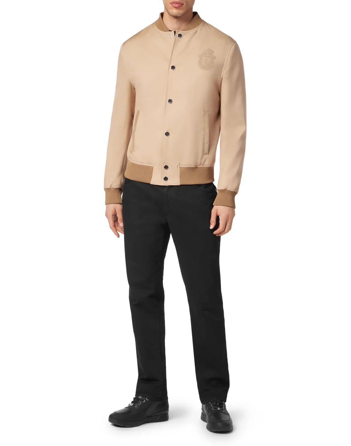 Wool Bomber Jacket, цвет: Бежевый