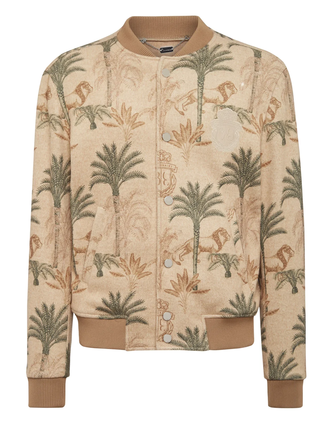 Wool Bomber Jacket, цвет: Бежевый