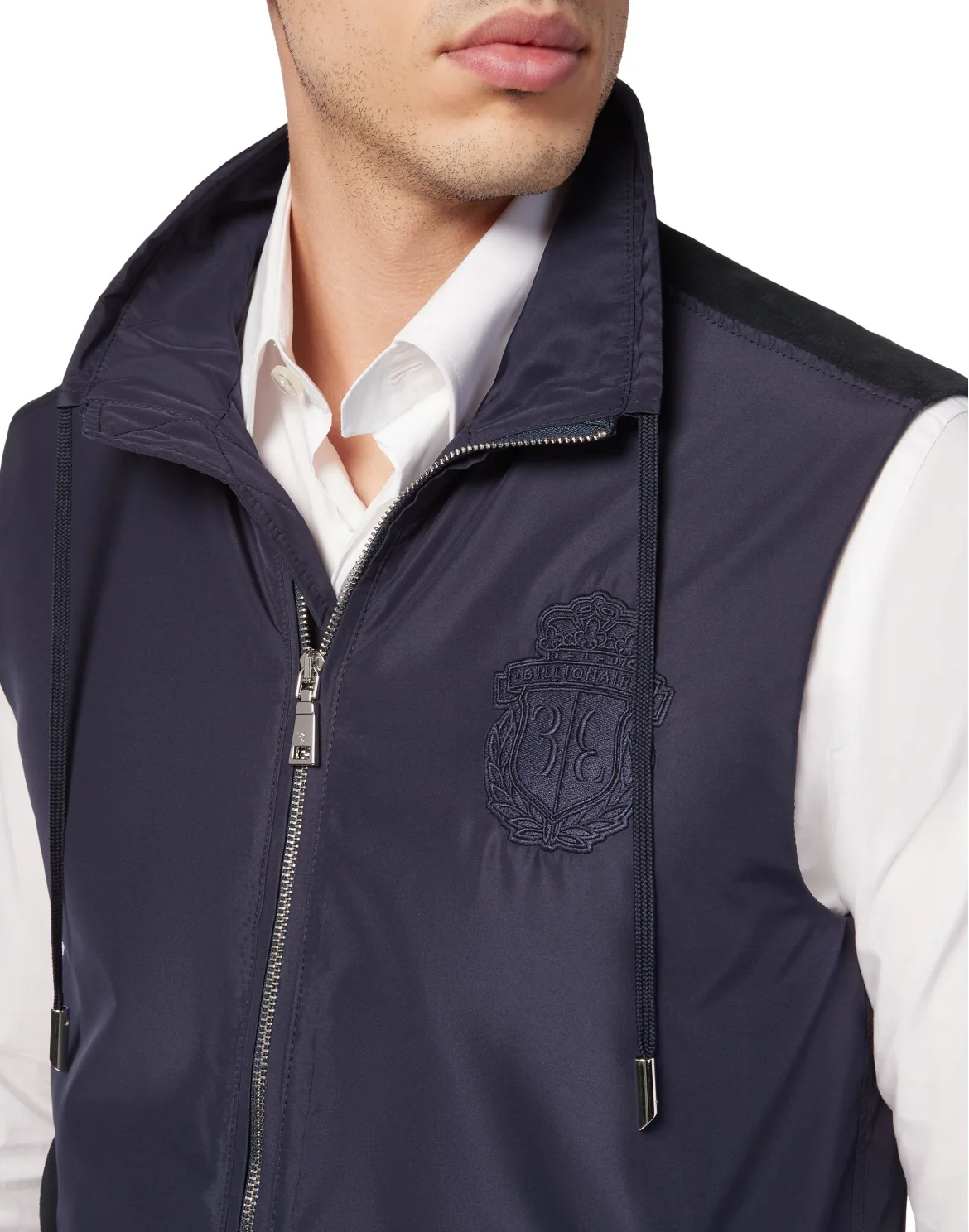 Nylon Short Vest, цвет: Синий