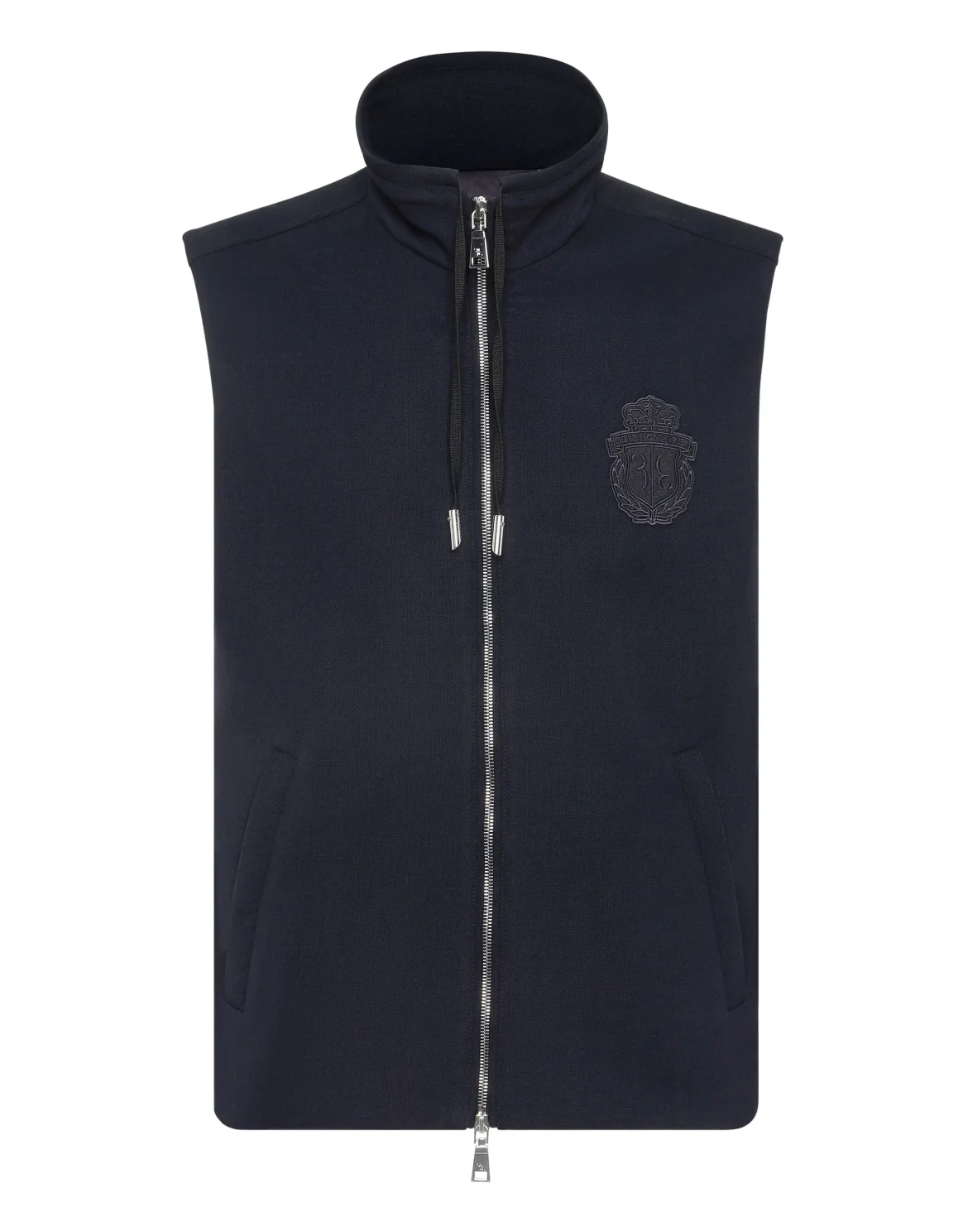Wool Silk Linen Vest, цвет: Синий