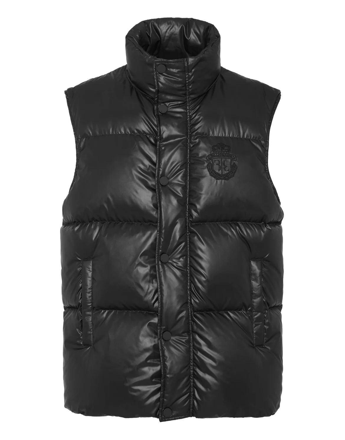 Nylon Puffer Vest, цвет: Черный