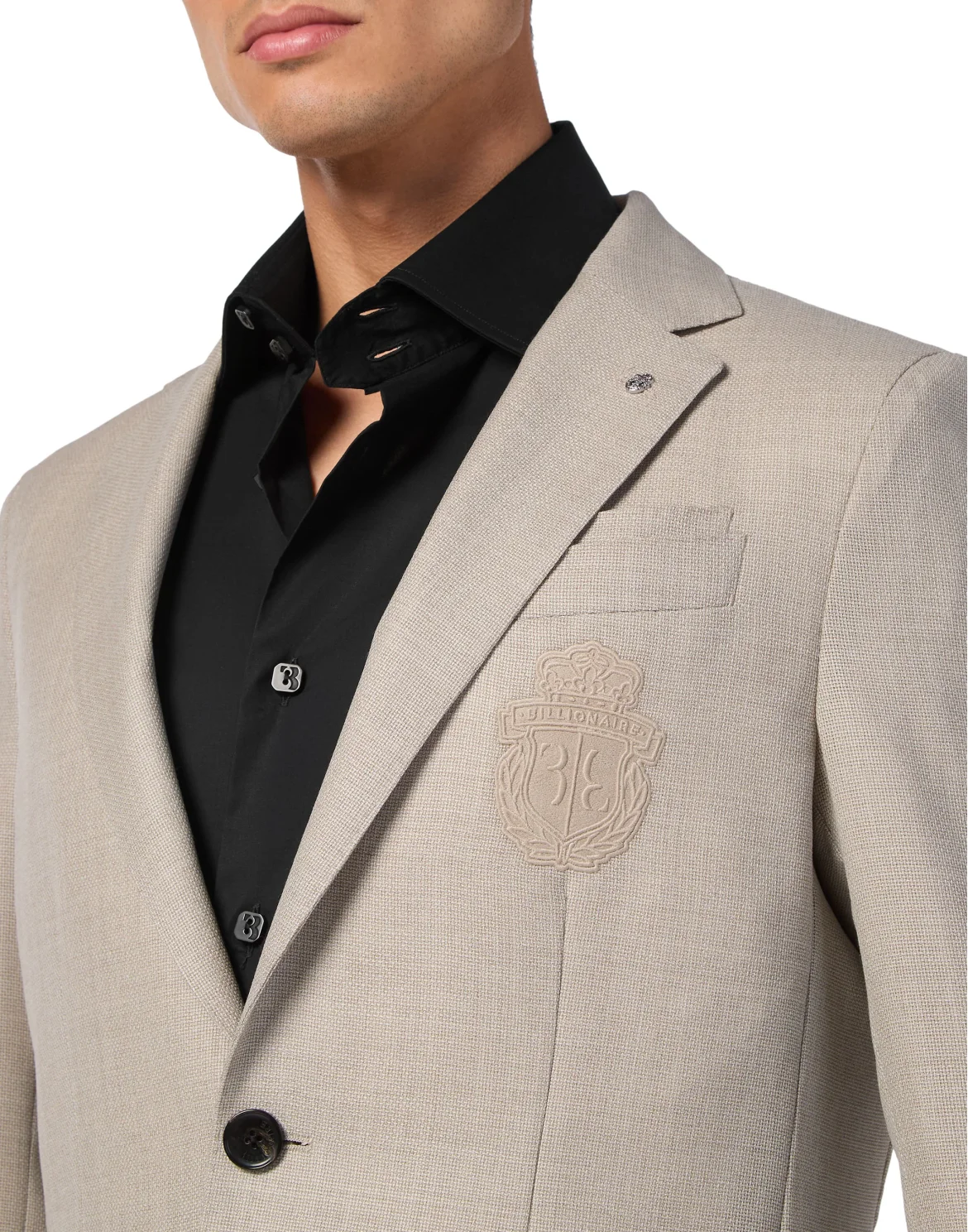 Wool Silk Linen Blazer, цвет: Бежевый