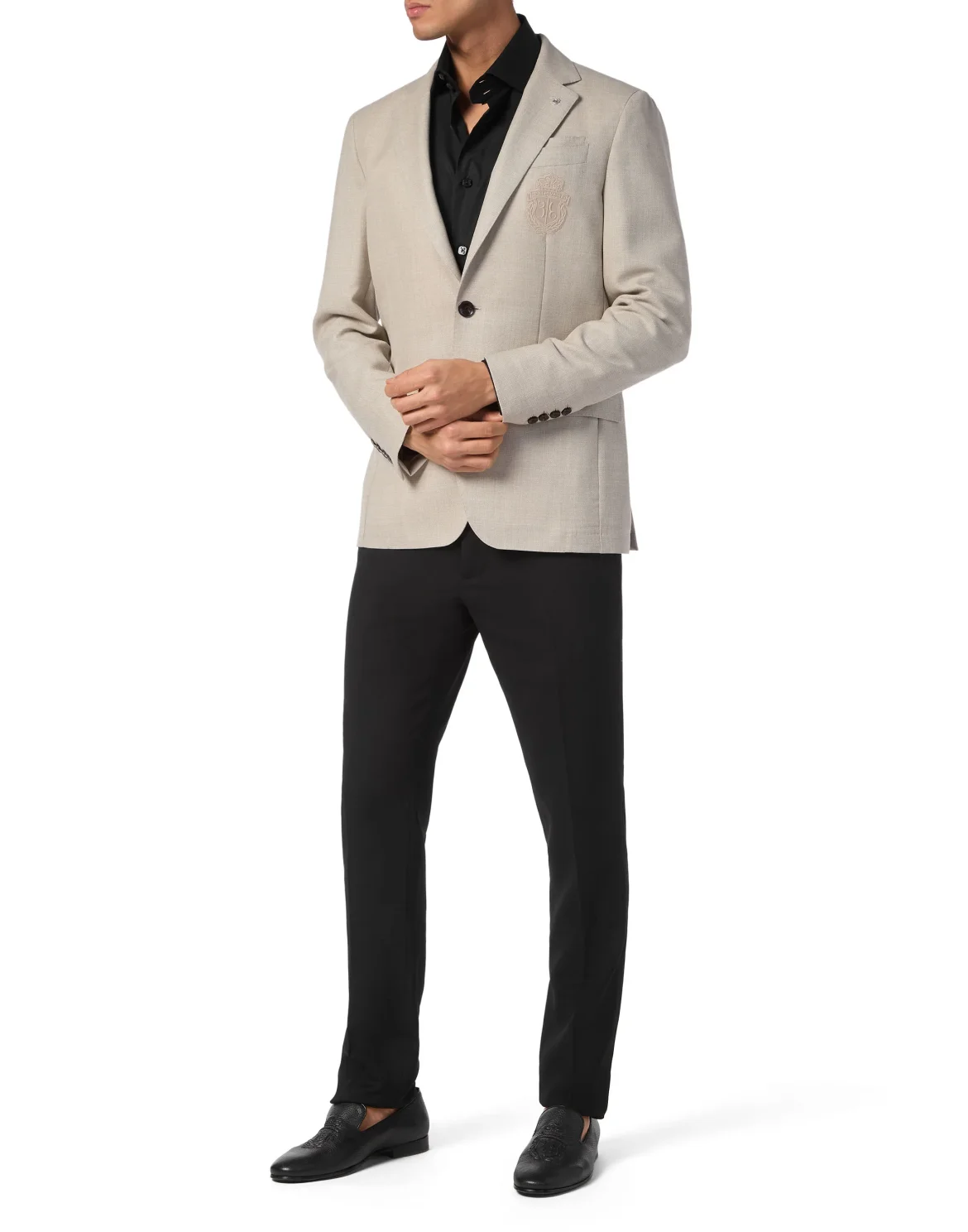 Wool Silk Linen Blazer, цвет: Бежевый