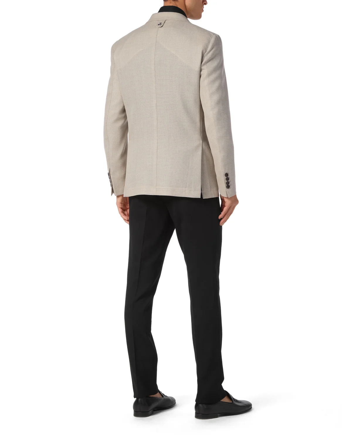Wool Silk Linen Blazer, цвет: Бежевый