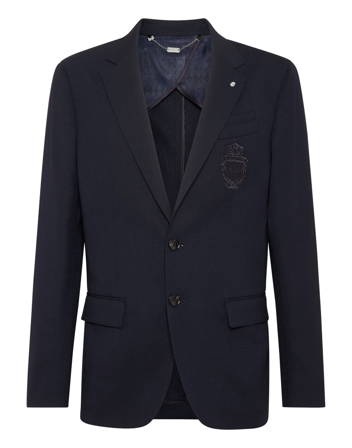Wool Silk Linen Blazer, цвет: Синий