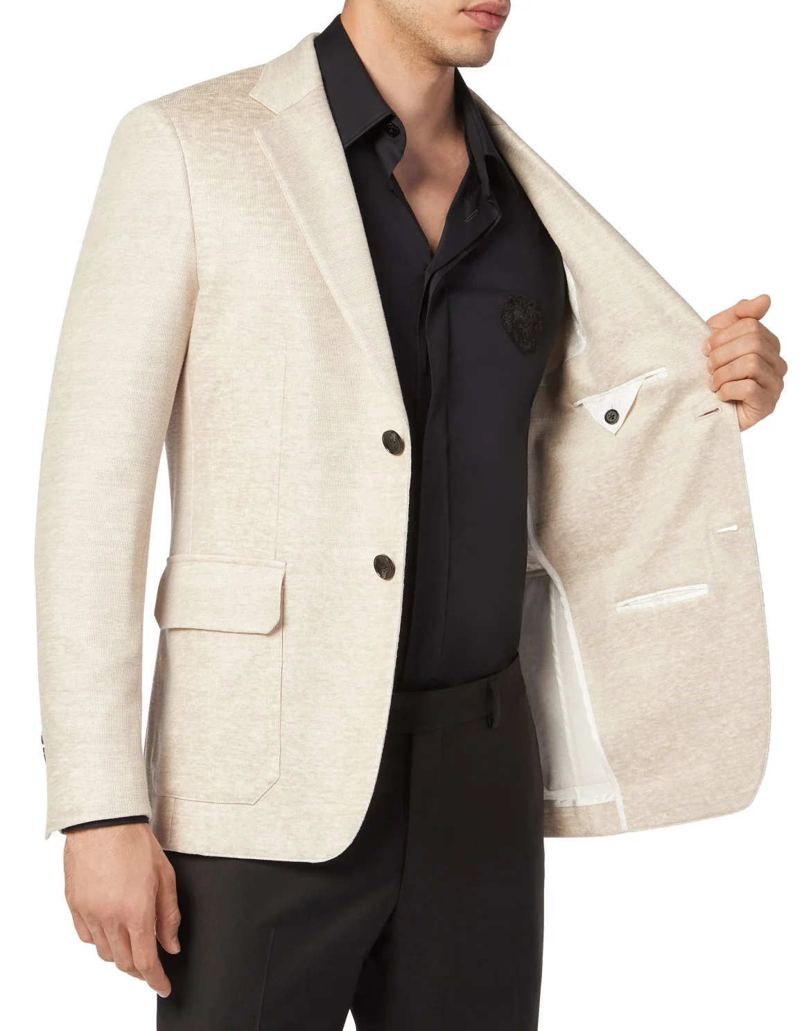 Linen Cotton Blazer, цвет: Бежевый