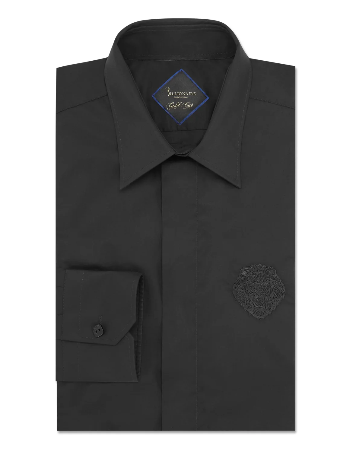 Shirt Slim Fit, цвет: Черный