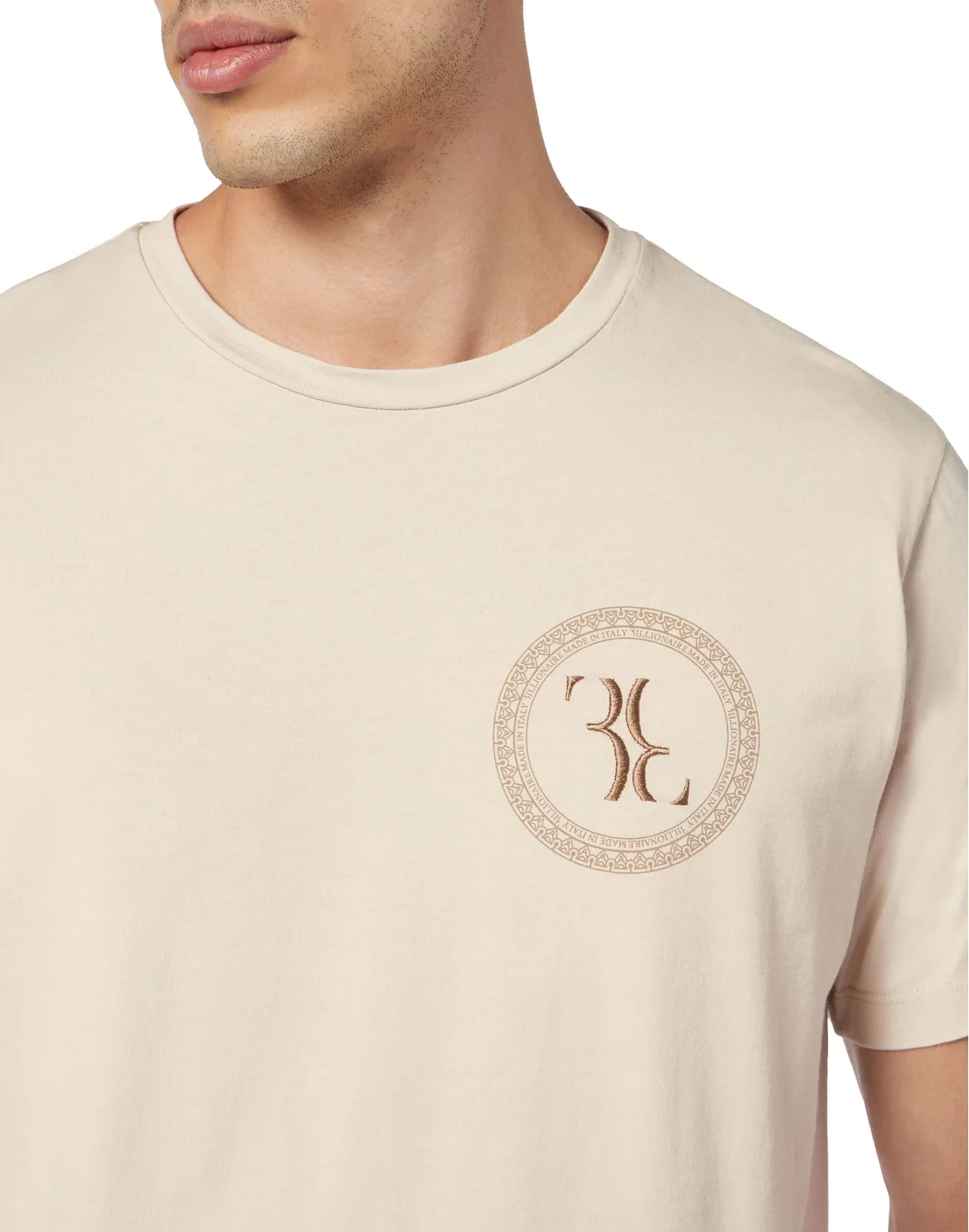 T-shirt Round Neck SS, цвет: Бежевый