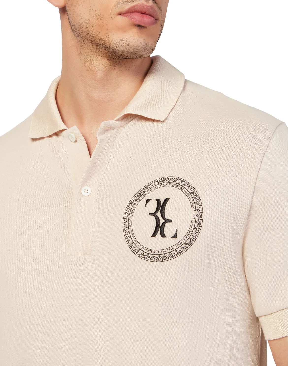 Piquet Polo Shirt, цвет: Бежевый