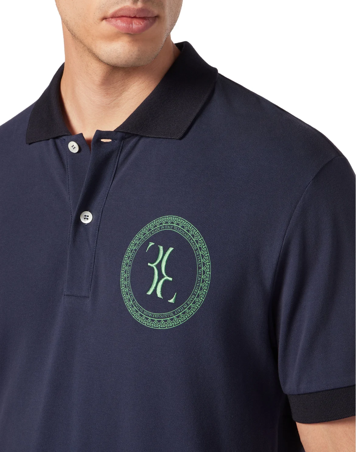 Piquet Polo Shirt, цвет: Синий