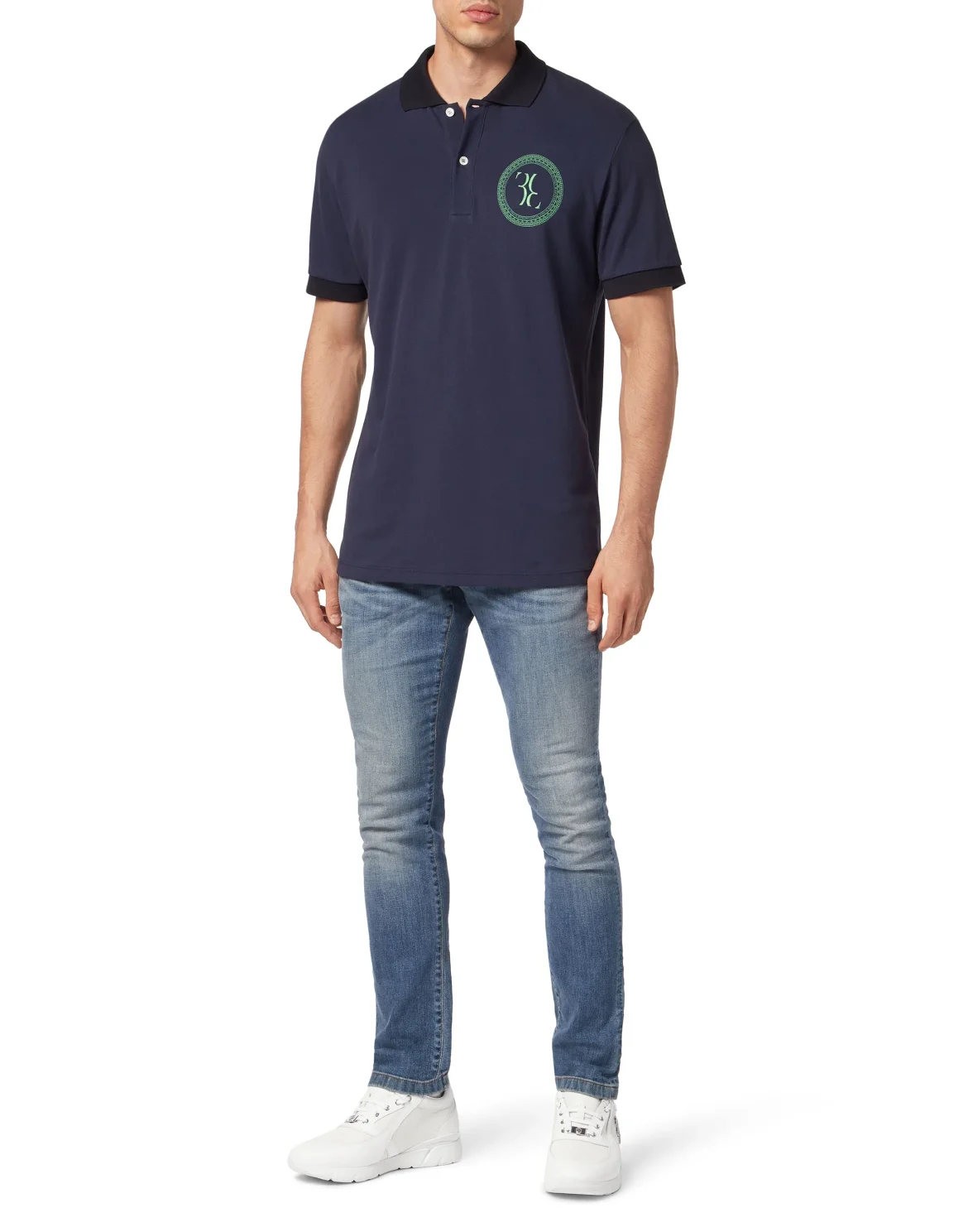 Piquet Polo Shirt, цвет: Синий