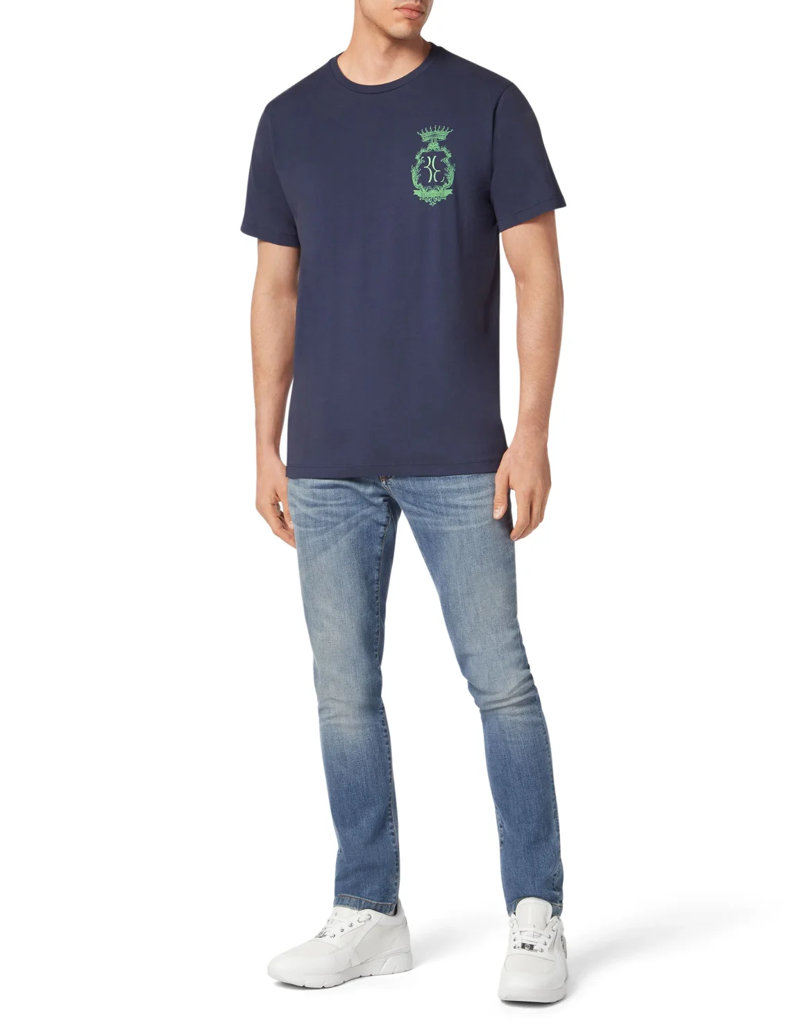 T-shirt Round Neck SS, цвет: Синий