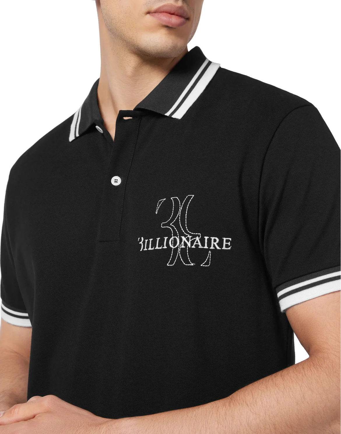 Piquet Polo shirt SS, цвет: Черный
