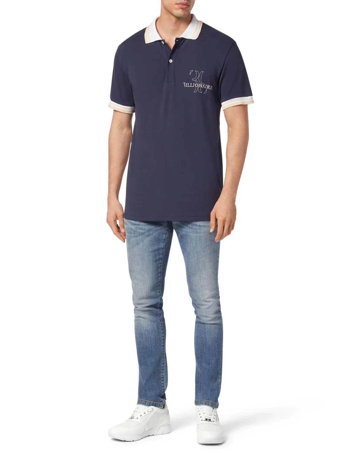 Piquet Polo shirt SS, цвет: Синий