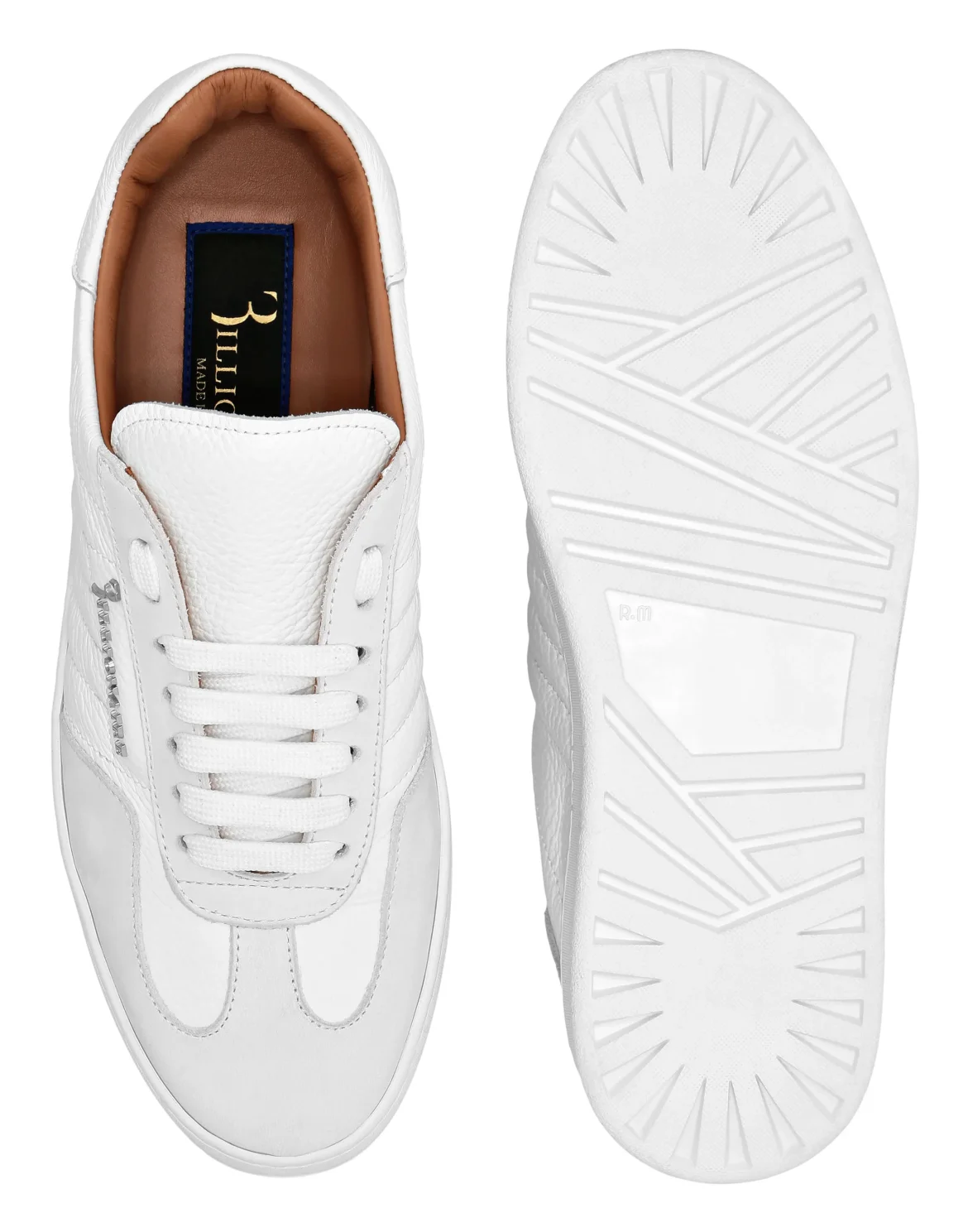 Nabuk Lo-Top Sneakers, цвет: Белый