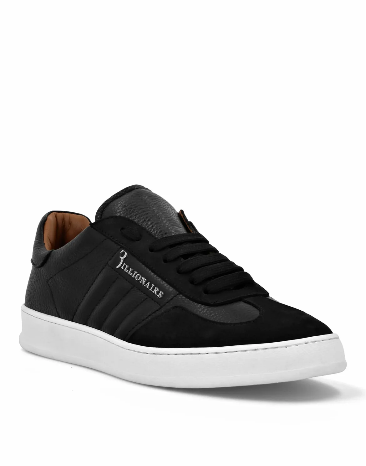 Nabuk Lo-Top Sneakers, цвет: Черный
