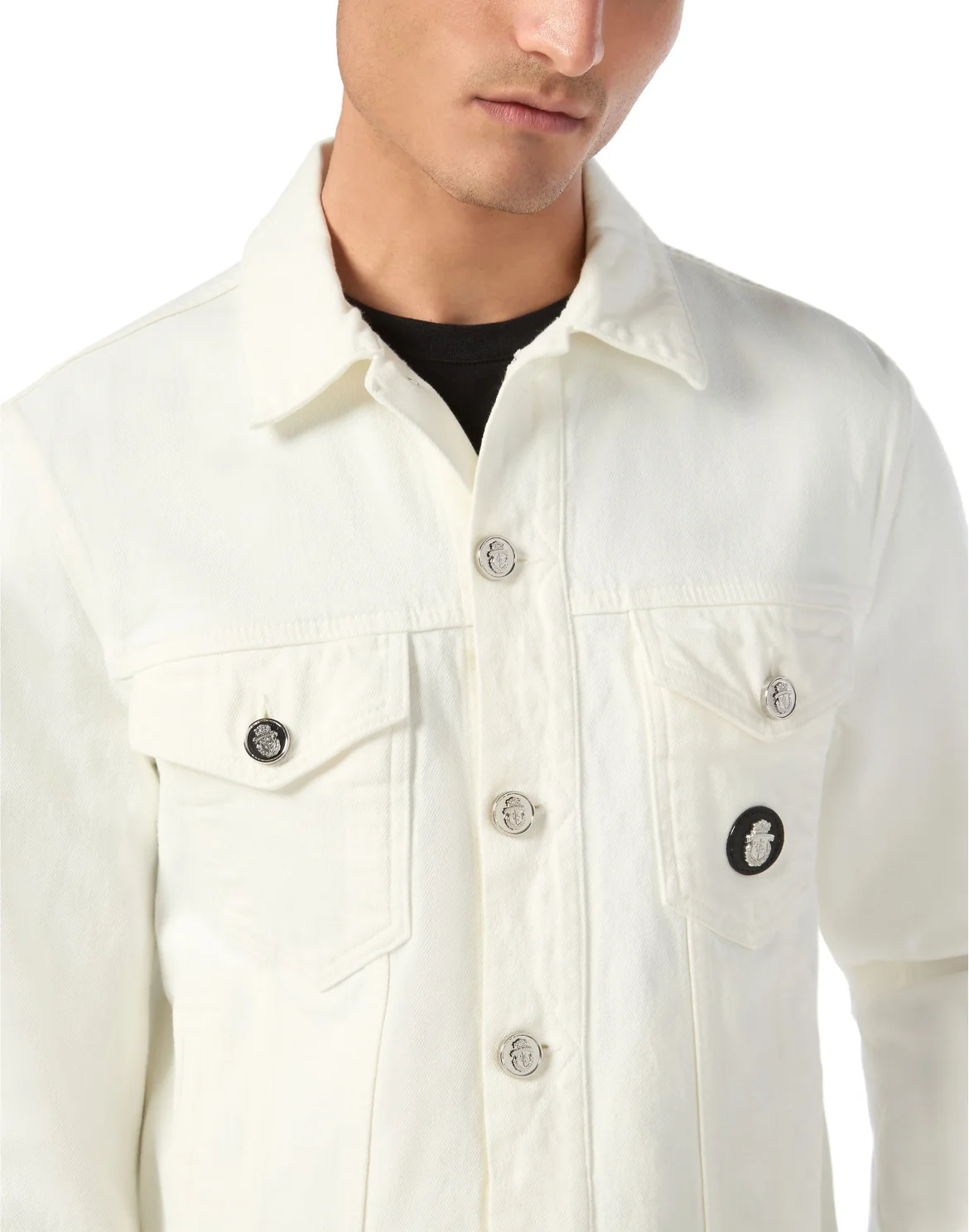 Denim Jacket LS, цвет: Белый