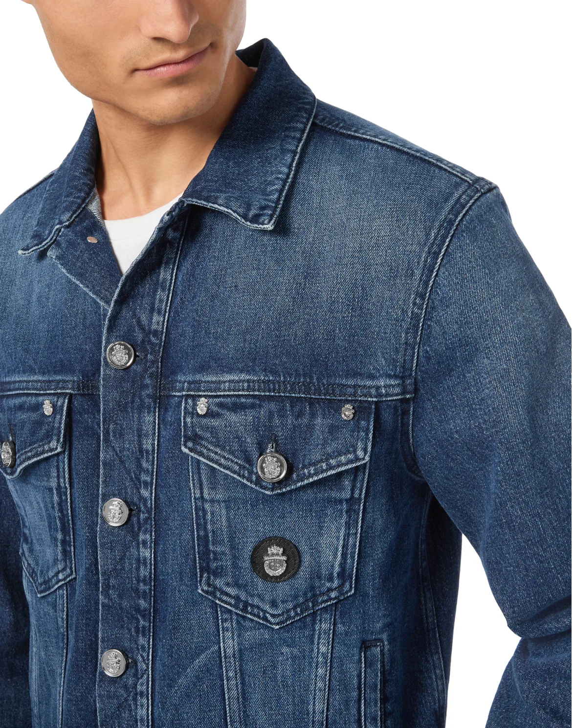 Denim Jacket LS, цвет: Синий