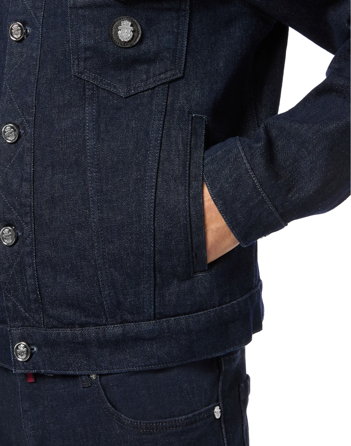 Denim Jacket LS, цвет: Синий