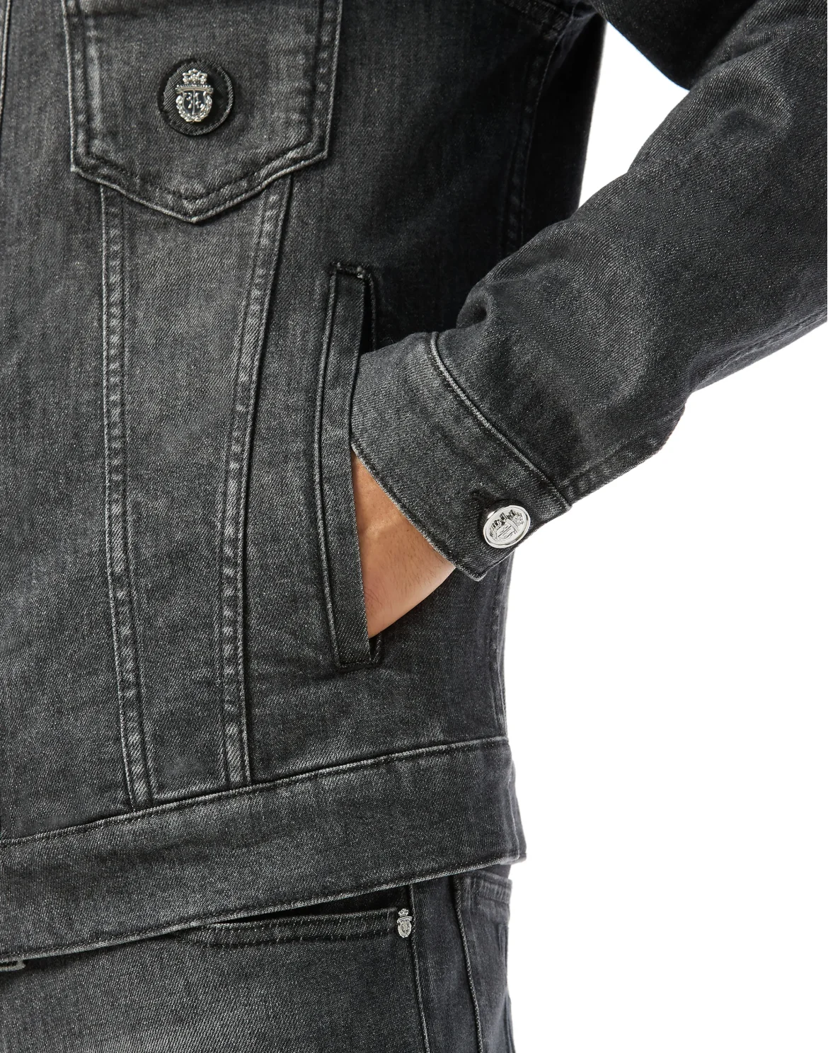 Denim Jacket LS, цвет: Синий