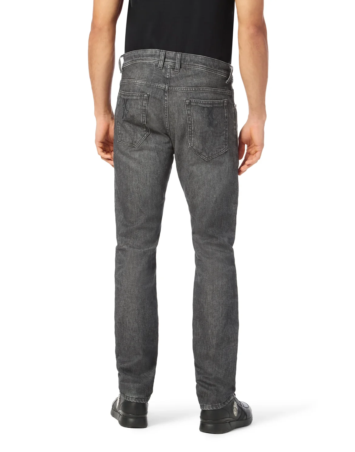 Denim Super Straight Cut Trousers, цвет: Синий