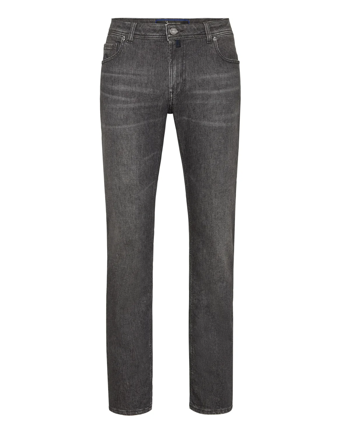 Denim Super Straight Cut Trousers, цвет: Синий