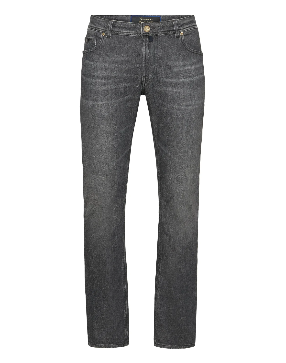 Denim Super Straight Cut Trousers, цвет: Синий