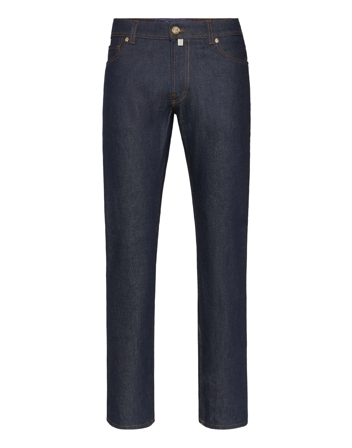 Denim Super Straight Cut Trousers, цвет: Синий