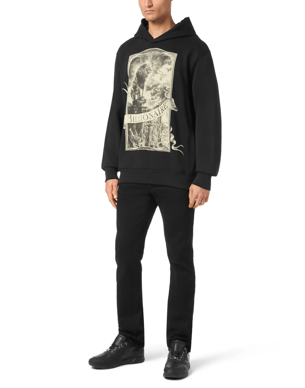 Hoodie Sweatshirt LS, цвет: Черный